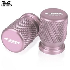 오토바이 타이어 밸브 휠 에어 포트 커버 캡, 5. Pink CBR500R, 1개