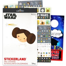 Star Wars 리워드 스티커 팩 - 어린이 성인 물병 노트북 등을 위한 295개 이상의 스티커 번들 | 도어 행거가 있는 오리지널 스타워즈 3부작 스티커, Star Wars 리워드 스티커 팩 - 어린이, 성인,
