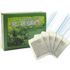 크린 약쑥분 30포 티백고정대 입욕제 족욕제 족욕 좌욕기 전문 용품, 1개, 30g