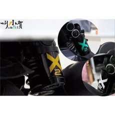 叫小賀 鯊魚工廠 X2氣瓶貼, 1個, X2（滿版無英文）,銀色