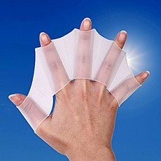 수영 물갈퀴 물놀이 핑거패들 2P, L