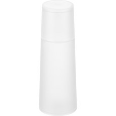 야마자키 실업(Yamazaki) 베드사이드 카라페 화이트 W7.7 D7.7 H21.9cm 타워 tower, white