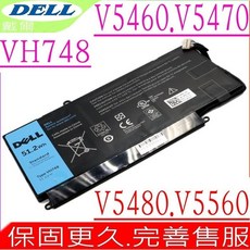 DELL V5460 電池 適用 V5480D 5560 5560D 5560R V5560D VH748, 1個, 戴爾電池 保固一年一個月