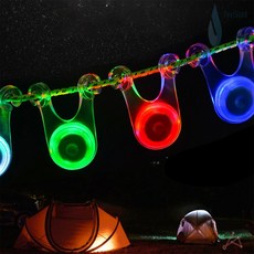 필수가게 LED 캠핑 스트링 조명 스트링가드, 블루, 블루