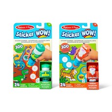 멜리사앤더그 와우 스티커 공룡 & 호랑이 밸류팩 세트