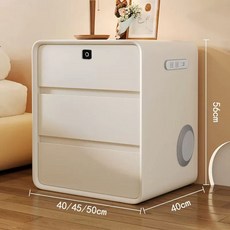 지문 인식 가정용 서랍 스마트 기본형 예쁜 중형, 1개, DS. 화이트 3단 서랍 지문 인식 블루투스 스피커 U