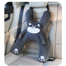 兒童汽車抱枕, 灰灰哈士奇
