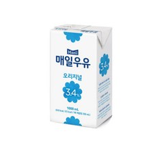 매일우유 3.4 오리지널 멸균 흰우유 1000ml 12개, 1L