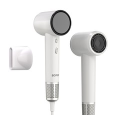 BOMIDI 보미디 초고출력 초고속 음이온 헤어 드라이어 헤어드라이기 BLDC 1600W, 화이트