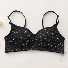 小碎花 少女無鋼圈內衣 舒適薄款學生內衣