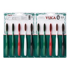 뷰카 클래식 더블 미세모 점보 칫솔, 10개입, 1개