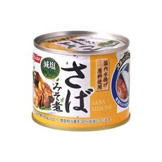 닛스이 SuiSui 오픈 뚜껑 고등어 된장 조림 저염 190g