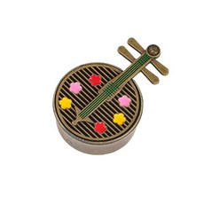 미니 향로 황동 인센스 스틱 홀더 향꼿이 비파, 미니향로06_비파, 1개, 1개