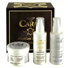 캐럿 가죽관리 선물세트(보호제 클리너 2종 스폰지)