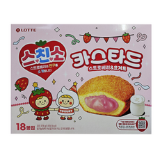 2026 시즌한정판 롯데웰푸드 카스타드 스트로베리&요거트, 1개, 378g