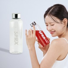 SPRX 시그니쳐 보틀 BPA FREE 친환경 에코젠, 1개, 500ml, 투명