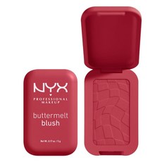 NYX PROFESSIONAL MAKEUP Buttermelt 파우더 블러시 변색 및 전이 방지 최대 12시간 메이크업 웨어 비건 포뮬러 - Butta Together, 10 백 앤 버타