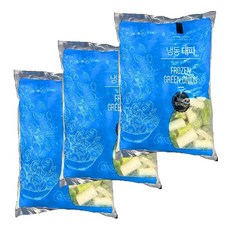 냉동야채 절단대파, 3개, 1kg