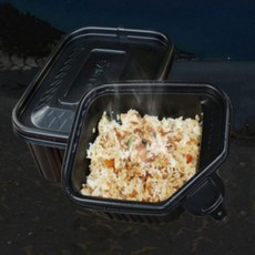 투명 스팀 용기 라면 조리 캠핑 쿠킹 휴대용 발열 시스템 야외 음식 준비