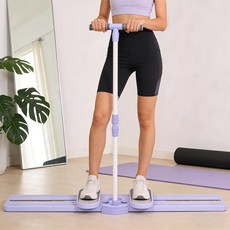 스키 머신 접이식 하체 허벅지 내전근 힙업 다리운동도구 헬스기구 헬스 요가 다리 운동 기구 케겔, 퍼펙트스케이트
