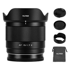 빌트록스 VILTROX 소니 E 마운트용 9mm F28 자동 초점 프라임 렌즈 광각 674046, AF 15/1.7 Air E