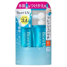 비오레 아쿠아리치 워터리 에센스 선크림 120g + 리필 120g 대용량 3.4배 /슈퍼 워터프루프, 1개