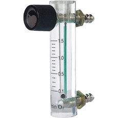 0.1-1.5LPM 유량계 제어 밸브 산소 유량 조절기 공기 M10 커넥터 포함, 0.1 1.5LPM 가스 유량계 제어 밸브 포함 산소