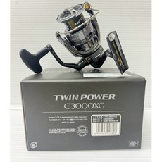 SHIMANO 24 TWIN POWER 紡車捲線器 - 百有釣具 日本製 高剛性設計, C3000XG (046826)