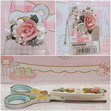 小花花日本精品 玫瑰花珍珠造型髮夾 - 髮飾瀏海夾手鍊裝飾, 1個, 髮夾