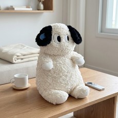앤티키 눈치보는동물3종 캐릭터 바디필로우, 시골강아지