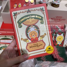 KAKAO FRIENDS 2019 耶誕系列 書本明信片套卡 (20款x2張 共40張), 詳見包裝