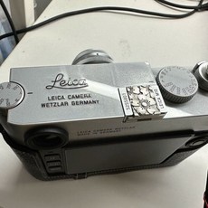 M로고 스티커 카메라 상단 필름 보호 라이카(m10/11상단로고) 스크레치, E. Leica M1011 상단 로고 스티커 실버 바디