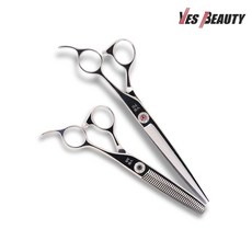 예스뷰티 emoya 미용가위 숱가위 커트가위 풀세트 틴닝가위 이발가위, YB-40, YB-55