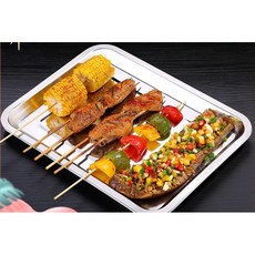 蝴蝶牌不鏽鋼大方盤 - 多用途料理烤盤/自助餐盤/瀝水盤, 1個