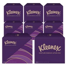 Kleenex 舒潔 保濕精華乳液3層迷你面紙, 140張, 8盒