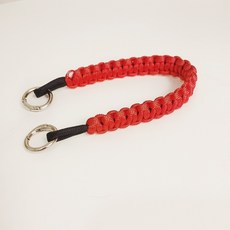 手工編織手拎繩咖啡奶茶水杯掛繩，戶外運動水壺手腕帶傘繩，多色可選, 手提短款003: 連扣長約31cm, 1個