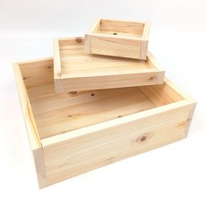 편백 나무 상자 박스 공간박스 히노끼 10t, 편백상자12x10x4cm
