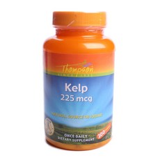 THOMPSON 海帶 225mcg 片劑, 200顆, 1罐