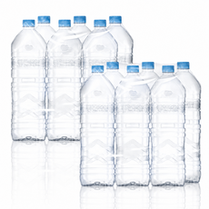 동원샘물 무라벨 생수, 12개, 2L