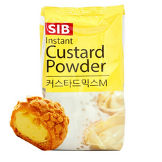 커스타드 크림 믹스 200g 슈크림빵 붕어빵 푸딩 만들기 재료, 1kg, 4개