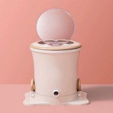 휴대용 기숙사용 미니 양말 원룸용 행주 캠핑용 무동력, 다크커피 (중용량), 기본 색상