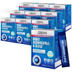 라이프허브 패밀리 프리바이오틱스 유산균 30p, 60g, 10개