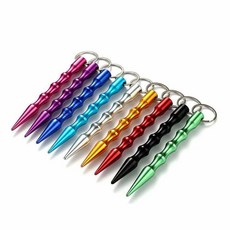 휴대용 접이식 삼단봉 진압봉 여성 호신용 무기 경비원 택시기사 안전, 블랙