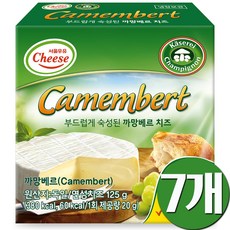 까망베르치즈 레 두 팔레지앙125g, 125g, 7개