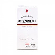 슈테른밀쉬 독일 프리미엄 멸균우유 3.5% 1L, 1개