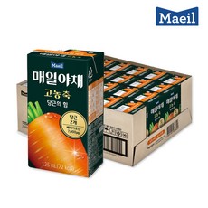 매일야채 고농축 당근의 힘 주스 선물세트, 125ml, 8개