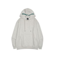 에비수 NC충장점 남녀공용 루즈핏 힐스 영문 후드티셔츠 EU5UTS941