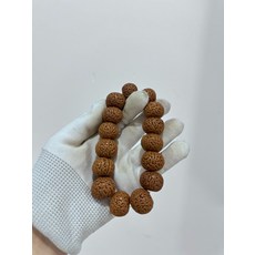 純野生核桃 桃核手串 龍鱗紋 15顆, 如圖所示, 1個