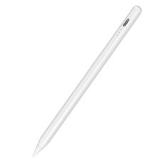 觸控筆 繪畫筆 手寫筆 適用iPad iPhone手機平板, 白色, 1個