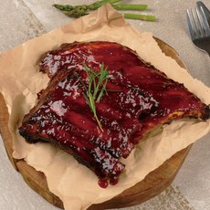 설화공작소 프리미엄 완조리 폭립 1kg (500gX2팩) 스모크 바베큐맛, 500g, 2개